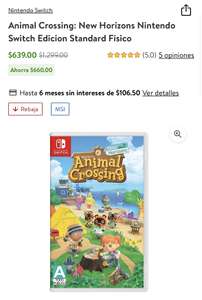 Walmart: Animal Crossing: New Horizons Nintendo Switch