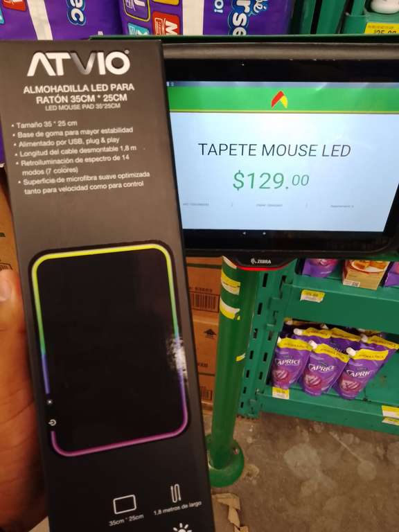 Bodega Aurrerá Tampico: MousePad RGB