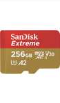 Amazon MX: Memoria SanDisk RAM-3113 256GB Micro SDXC 160Mb/S 4K Clase 10 A2 V30 C/Adaptador ($379 c/u comprando 2)