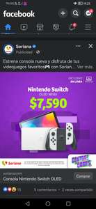 Soriana: Nintendo Switch Oled