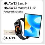 Huawei: Band 9 + Matepad 11.5 + Band 9 + Freebuds SE 2