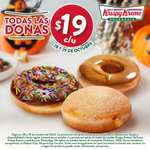 Krispy Kreme: Todas las Donas en $19 c/u