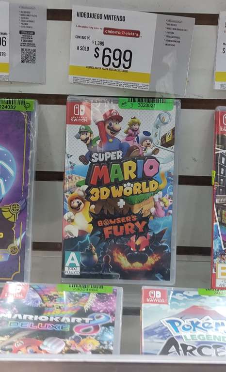 Super Mario 3D world, Nintendo switch - Elektra