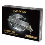 CyberPuerta: SSD Adata Legend 800 NVMe, 2TB, PCI Express 4.0, M.2