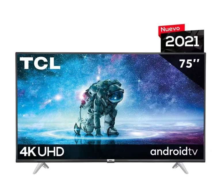 Liverpool:Pantalla TCL LCD Smart TV de 75 Pulgadas 4K/Ultra HD 75A445 con Android TV