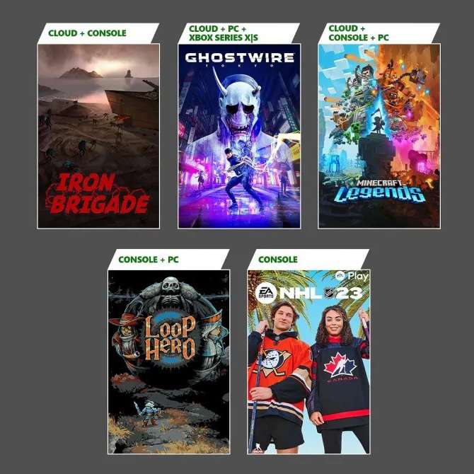 Próximamente en Xbox Game Pass: Minecraft Legends, Loop Hero, Ghostwire: Tokyo, NHL 23 y Más