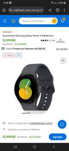 Walmart: Smartwatch Samsung Galaxy Watch 5 44MM Gris