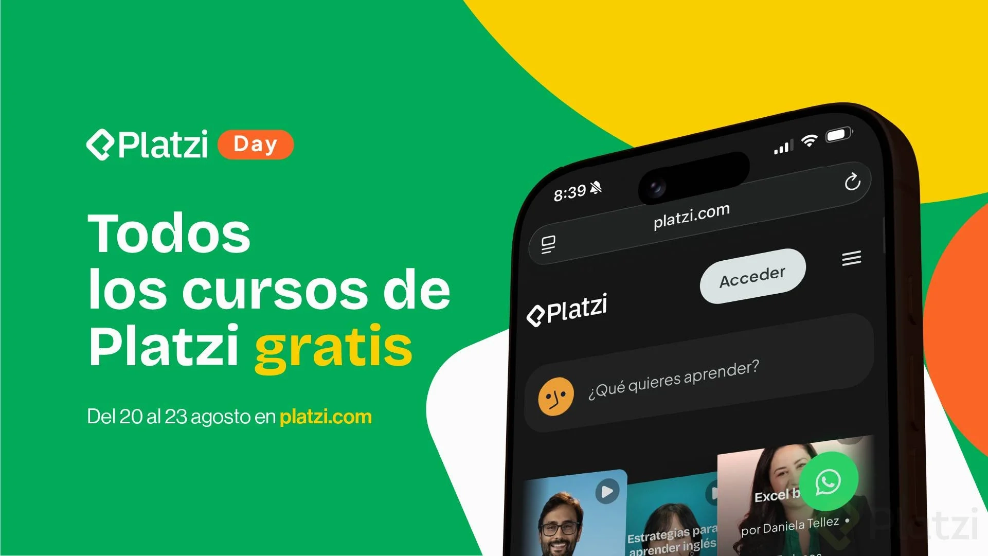 Platzi: Platzi Day | Todos los cursos gratis
