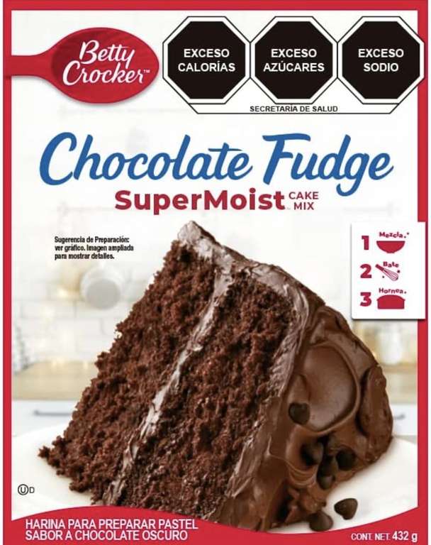 Amazon: Betty Crocker Chocolate Fudge: Harina sabrosa para pastel de chocolate | envío gratis con Prime