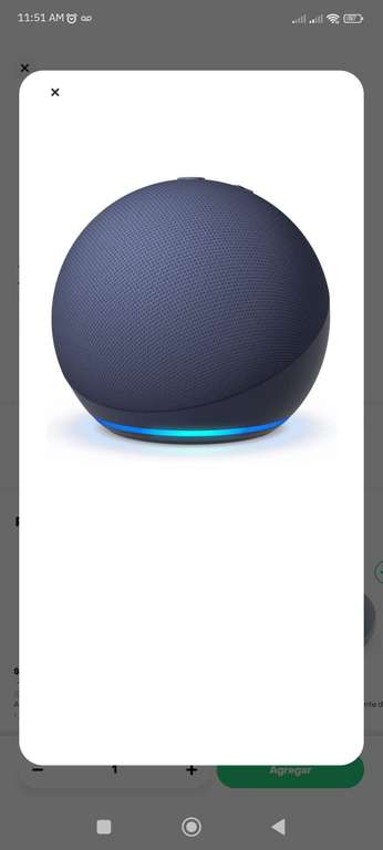 Rappi: Nuevo Echo Dot 5.ª generación Bocina inteligente con Alexa | Azul | Blanco | Negro