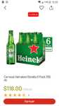 Soriana: Six Cerveza Carta blanca 2x47 Six Heineken 2x35 en la app
