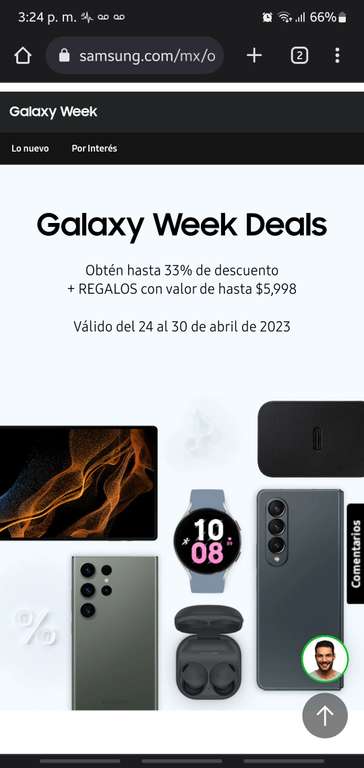 Samsung Store: Galaxy Watch 5 44m + Correa deportiva + Cargador inalámbrico super fast