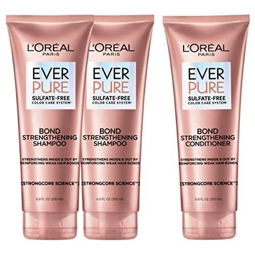 Amazon: L'Oréal Paris Kit 2 Shampoo + 1 Acondicionador Ever Pure Bond sin sulfatos