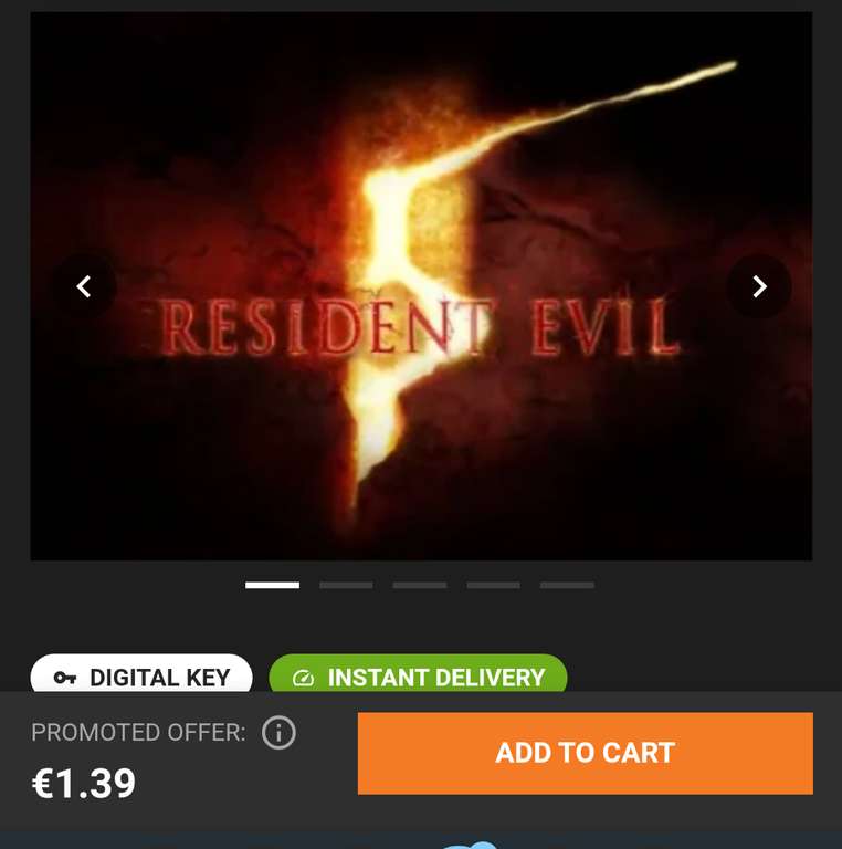 Gamivo: Todos los resident evil Xbox menos el 4 remake en rebaja desde 30 pesos !