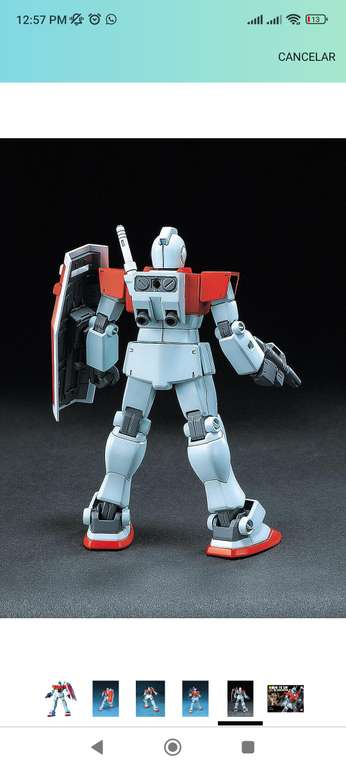 Amazon: Bandai Hobby HGUC 1/144 20 RGM-79 GM Mobile Suit Gundam Model Kit