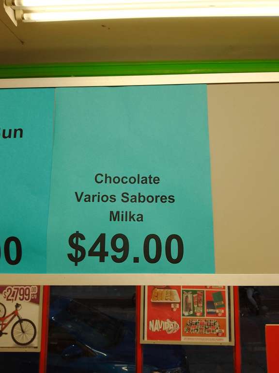 Chocolate Milka en tiendas 3B