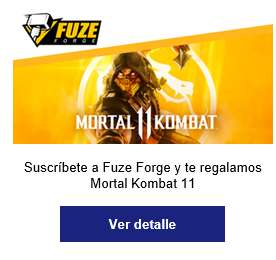 CIRCULO AZUL Mortal Kombat gratis al contratar servicio Fuze Forge ($49 semanales)