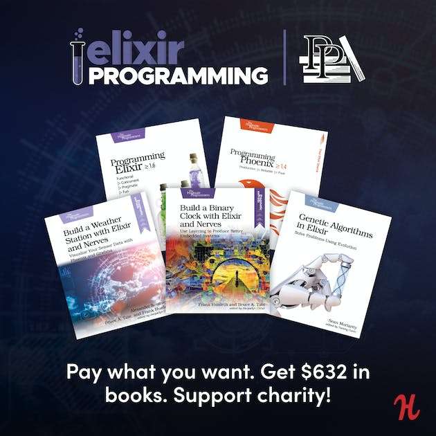 Humble Bundle: Learn Elixir from the programming pros