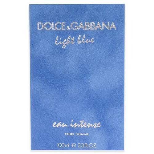 Amazon: Dolce & Gabbana Light blue intense EDP 100ml (Vendido y enviado por Amazon en $1,391.42) (200ml en $1,729.79)
