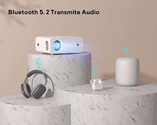 Amazon: AKIYO Proyector 5G WiFi Bluetooth con Trípode