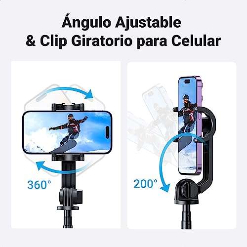 Trípode magnético Selfie Stick compatible con Magsafe, soporte de trípode  de teléfono celular magnético extensible para Iphone 14 13 12 y todos los  teléfonos