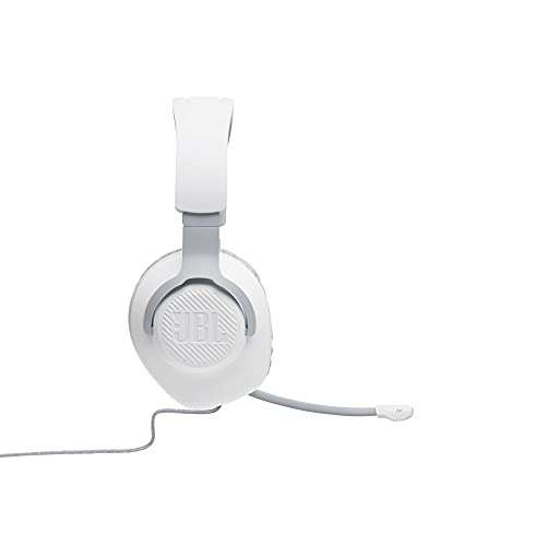 Amazon: Audífonos JBL Gamer Over Ear Quantum 100 con Micrófono Extraíble, color blanco