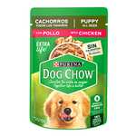 Amazon: DOG CHOW Alimento Húmedo Cachorros Pollo, Paquete con 20 Pzas de 100g