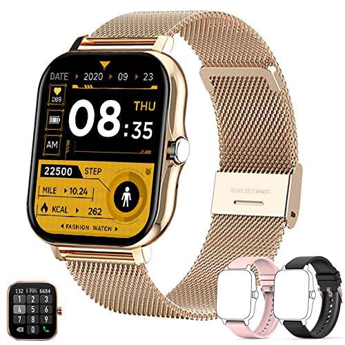 Amazon: Smartwatch, 1.81-inch Reloj Para Mujer, Reloj Inteligente Para Hombre Pantalla Táctil HD - promodescuentos.com