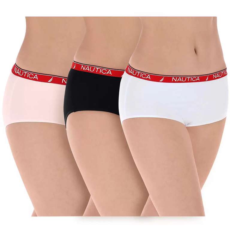 Costco: Nautica Ropa Interior para Dama 3 piezas colores tallas CH,M y G -  promodescuentos.com
