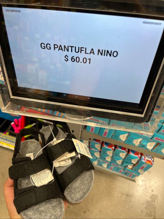 Walmart. Pantuflas para Niño
