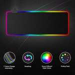 Amazon: Salandens RGB Gaming Alfombrilla para Ratón XXL, RGB Gaming Mouse Pad LED, 900x400x3mm efectos de iluminación LED