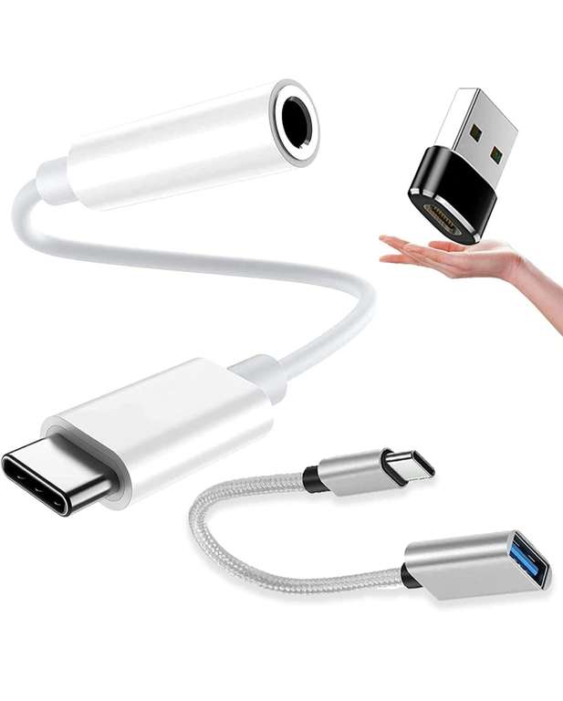 Amazon | Oferta por tiempo limitado: CHGRNLF Adaptador USB C a Jack 3.5 mm, USB Tipo C a jack 3.5 mm