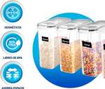 Amazon: Juego de 4 Recipientes Herméticos contenedores para Alimentos