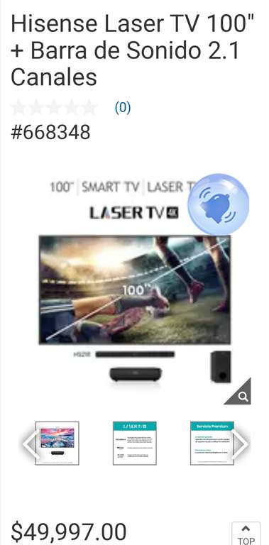 Costco: Hisense 100" Laser 4K UHD Android TV