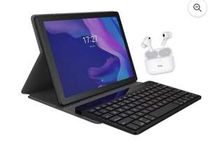 Walmart: Tablet alcatel 1T10 + audífonos Bluetooth y teclado