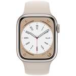 Amazon: Apple Watch Series 8 (GPS, 45mm) - Caja de Aluminio Blanco Estrella M/L (Versión de USA) (Reacondicionado)