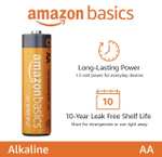 Amazon: - Paquete económico de pilas alcalinas AA de alto rendimiento, 48 pilas -envío prime