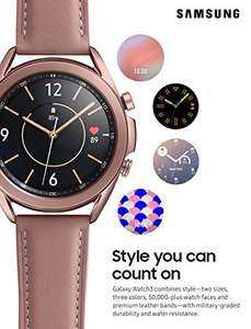 Amazon: SAMSUNG Galaxy Watch 3 (41 mm, GPS, Bluetooth) Color Oro
