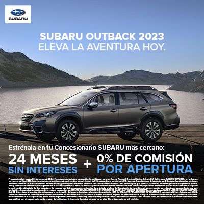 Subaru: SUVs a 24 Meses Sin Intereses