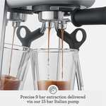 Amazon: Breville Bambino, máquina de café espresso, acero inoxidable cepillado, SES450