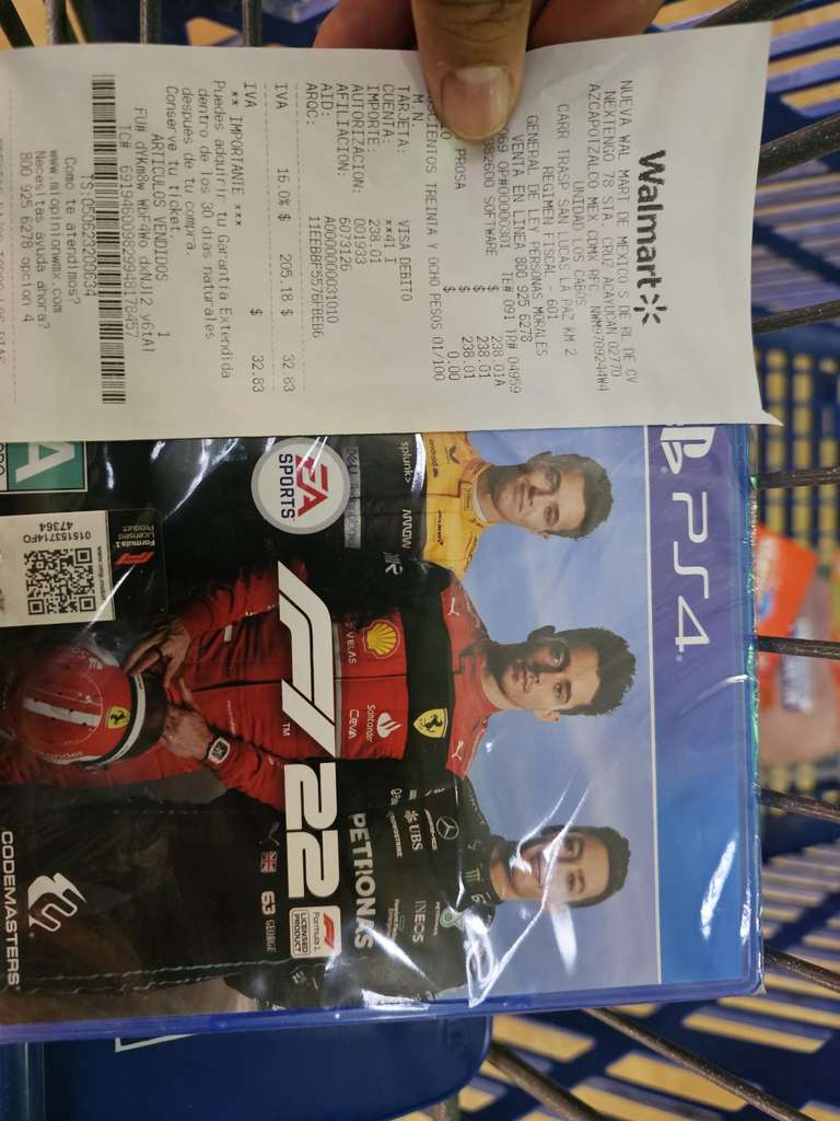 F1 22 para Ps4 y Xbox en Walmart