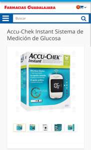 Glucómetro accu check instant en Farmacias Guadalajara