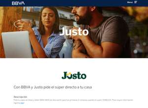 BBVA Recibe $450.00 M.N. de descuento para tus primeras compras en Jüsto .mx
