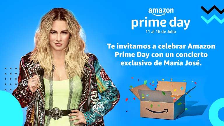 Amazon Prime Day: Concierto gratuito María José