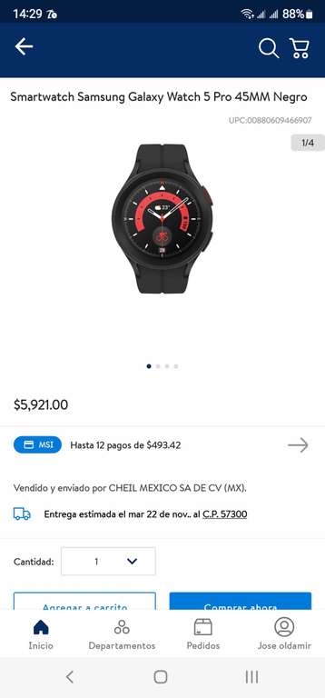 Walmart: Galaxy watch 5 pro