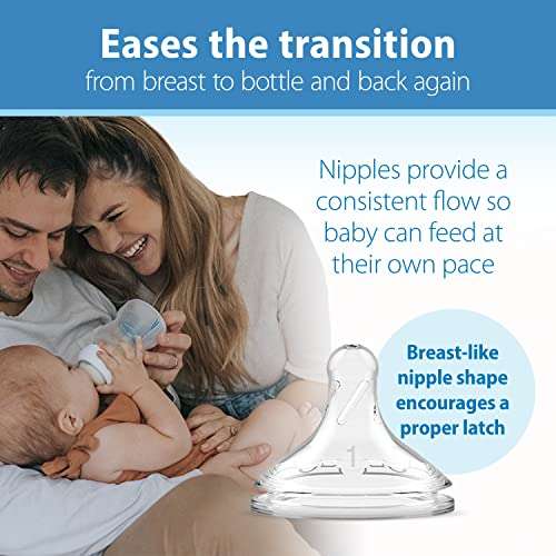 amazon: Dr. Brown's Paquete recién nacido cuello ancho Options+ 5-pack 50% descuento