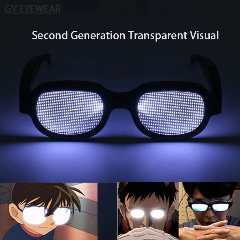 AliExpress: Gafas luminosas estilo anime