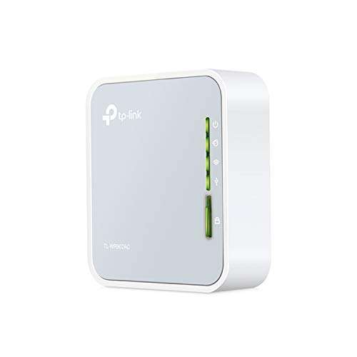 Amazon: Router TP-Link AC750 Wireless Wi-Fi Travel Router (TL-WR902AC)