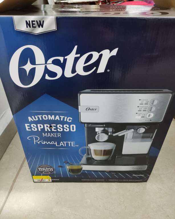 Walmart: Cafetera Oster prima latte