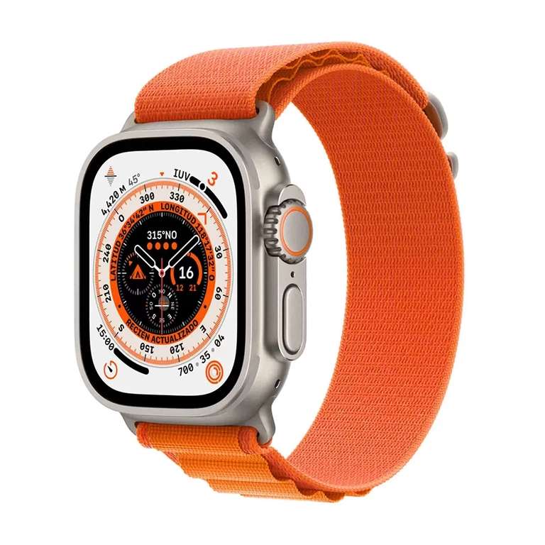 Costco: Apple Watch Ultra (GPS + Celular) Caja de titanio 49 mm (Tarjeta Costco Citibanamex) HOTVIS2M